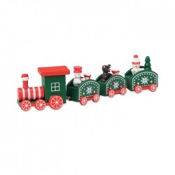 JUNA Treno di Natale in legno