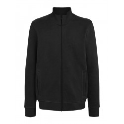 Felpa full zip in french terry
