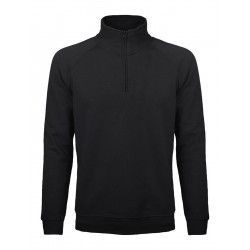 Felpa mezza zip in french...